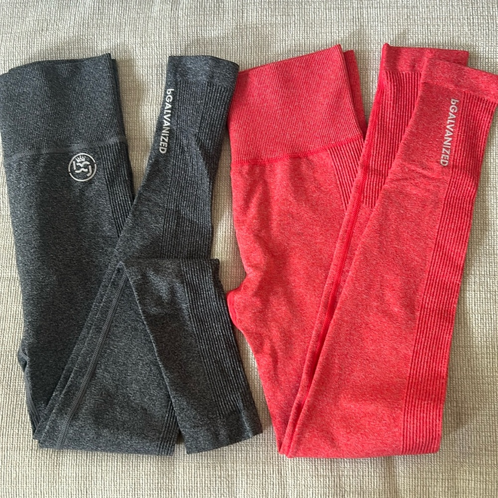 Set of 2 BGalvanized Leggings